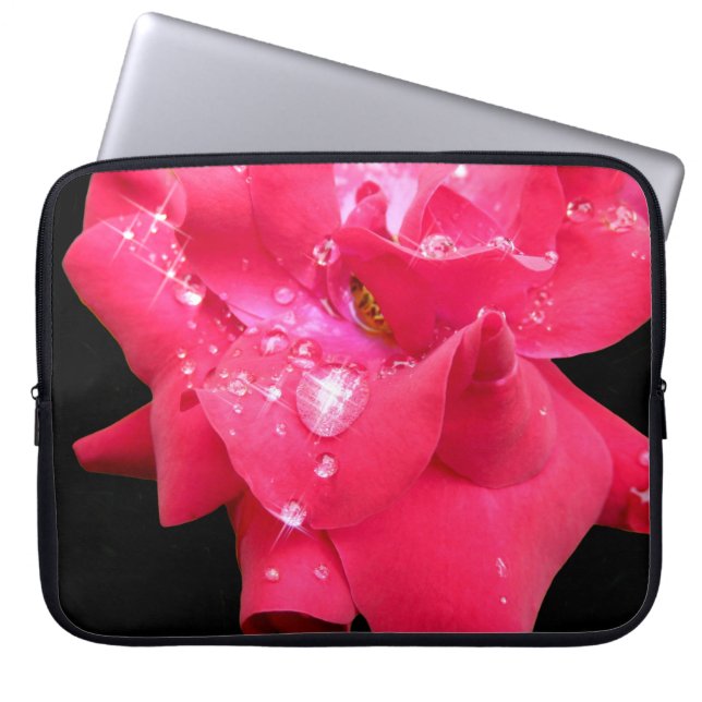 Droppar på petaler Bärbar dator Fodral (Framsidan)