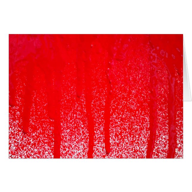 droppblod hälsningskort (Framsidan Horizontal)