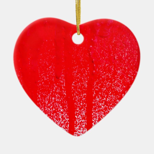 droppblod julgransprydnad keramik (Framsidan)