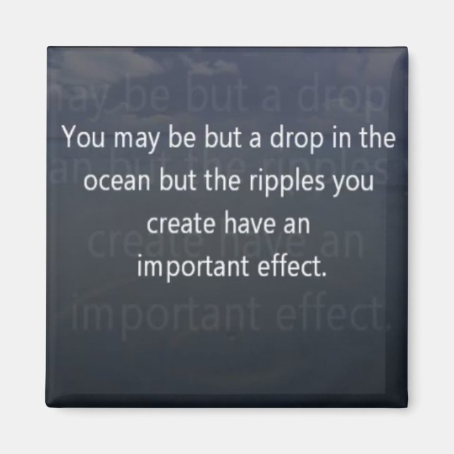 droppe i havets magnet (Framsidan)