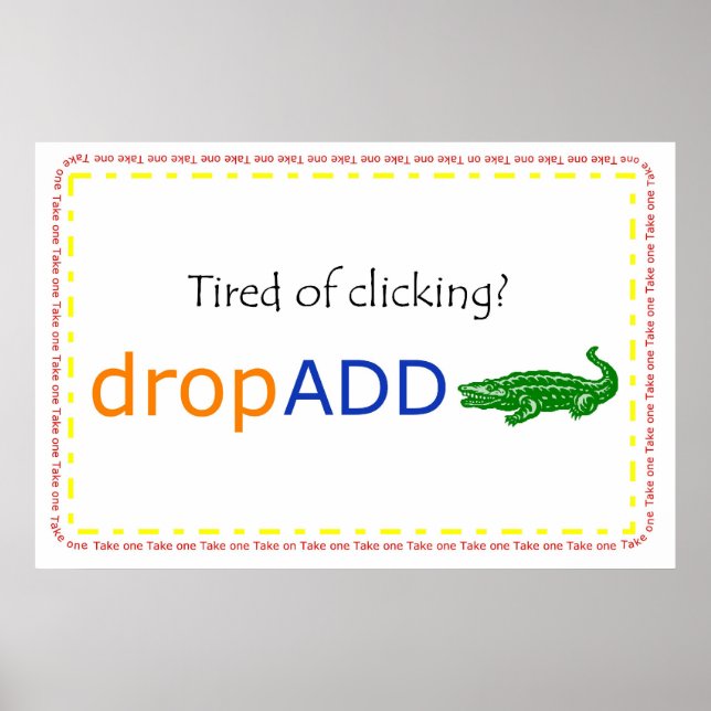 droppeADD promobanner Poster (Framsidan)