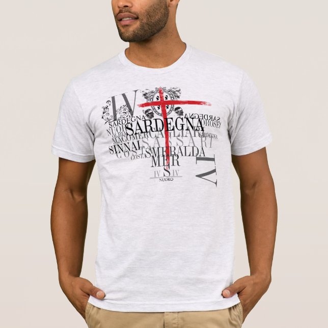droppen SARDEGNA III - tända T-shirt (Framsida)