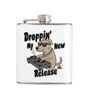 Droppin' My New Release Hund Hip-Skutt Fickplunta
