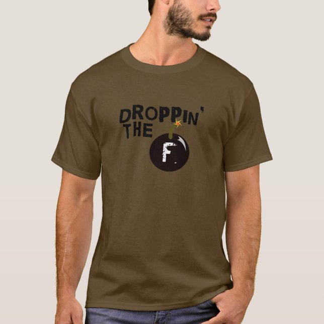 Droppin som fet bombarderar tee (Framsida)