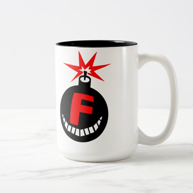 Droppin'F-Bombs Två-Tonad Mugg (Höger)