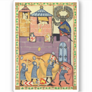 Dropping Sten, 14:e århundradets Codex Manesse Klistermärken