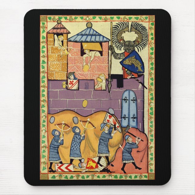 Dropping Sten, 14:e århundradets Codex Manesse Musmatta (Framsidan)
