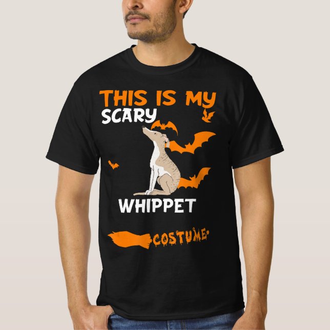 Droppsten Costume Halloween Lazy Scary Dog T-Shirt (Framsida)