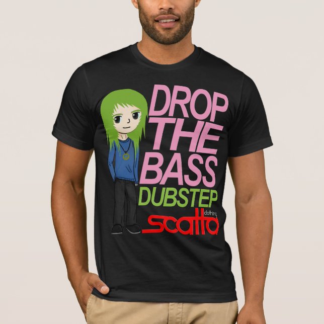 DropTheBass Dubstep t-skjorta (samlare upplaga) T-shirt (Framsida)