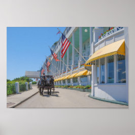 Droska, Grand Hotel, Mackinac Island, Michigan Poster