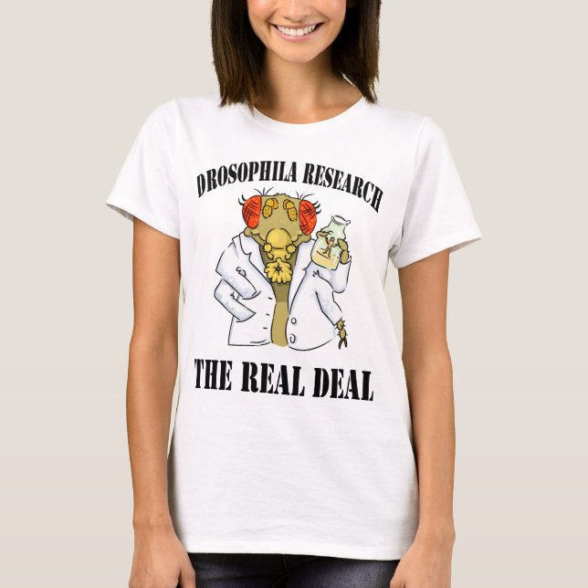 Drosophilaforskning Tee (Framsida)