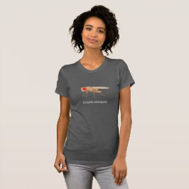 Drosophilakvinna utslagsplats tee shirt
