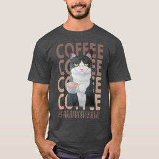 Drött kttråtta som dricker kaffe ParaProfessional T Shirt