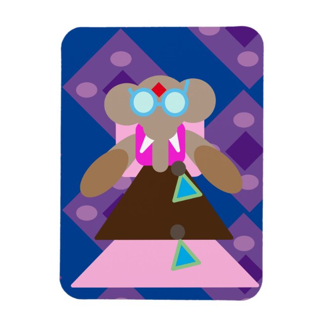 Drottelefant Flexible Photo Magnet (Vertikal)