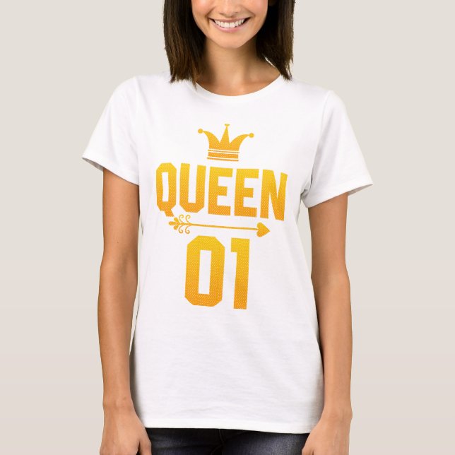 drottning 01 t shirt (Framsida)