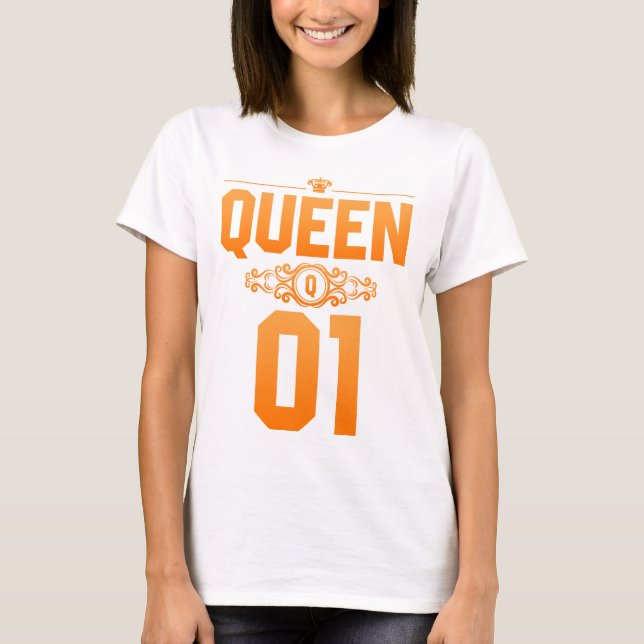 drottning 01 t shirt (Framsida)