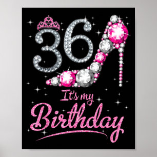 Drottning 36 år gammal födelsedag glad åt mamma poster