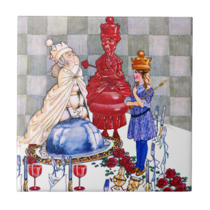 Drottning Alice, den röda drottningen och Kakelplatta