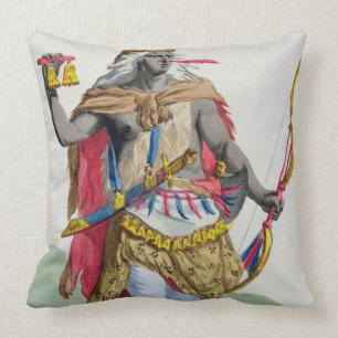 Drottning Anna Nzinga (1583-1663), från 'Receuil d Kudde