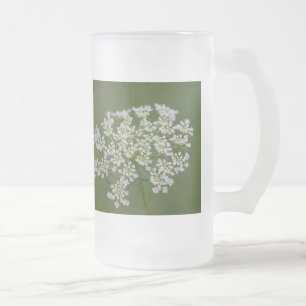 Drottning Annas spets Frostat glas ölmugg Ölglas
