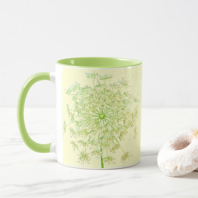 Drottning Anne's Snöre Gifts and Favors Mugg (Med munk)