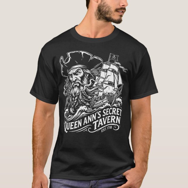 Drottning Anns hemliga värdshus T Shirt (Framsida)