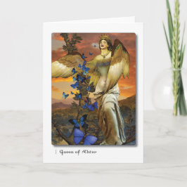 Drottning av Aether Tarot Greeting Card Kort