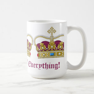 Drottning av allt! kaffemugg