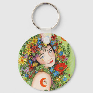 Drottning av älvor Keychain Nyckelring