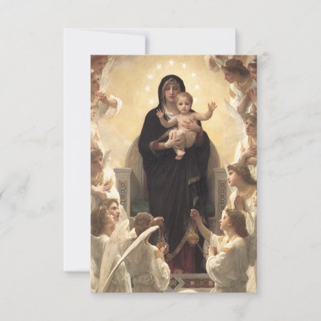 drottning av Änglar Regina Angelorum av Bouguereau (Framsida)