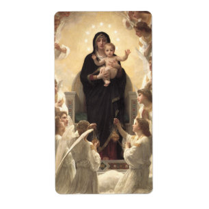 drottning av Änglar Regina Angelorum av Bouguereau Fraktsedel