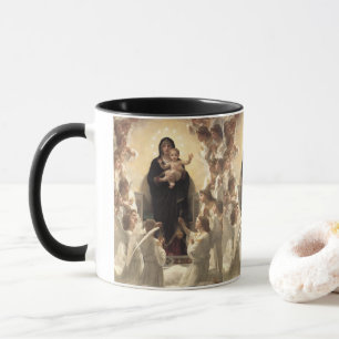 drottning av Änglar Regina Angelorum av Bouguereau Mugg