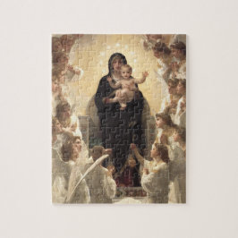 drottning av Änglar Regina Angelorum av Bouguereau Pussel