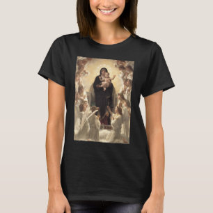 drottning av Änglar Regina Angelorum av Bouguereau T-shirt