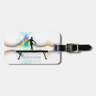 Drottning av Beam Gymnastics Luggage Tag Bagagebricka