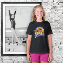 Drottning av Beam retro stil Tshirt for Gymnast