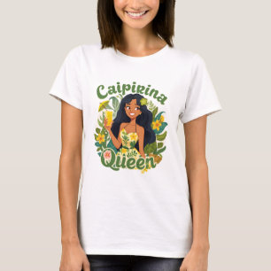 Drottning av Brasilien Stolt kvinna T-shirt Royal