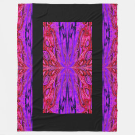 Drottning av Butterflies 38 Fleecefilt