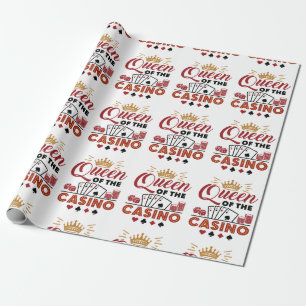 Drottning av Casino Vegas Gambling Women Presentpapper