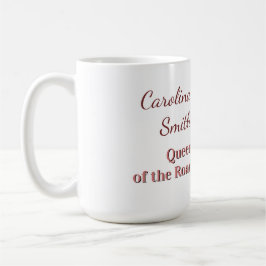 Drottning av chauffören från motordagen Female Las Kaffemugg