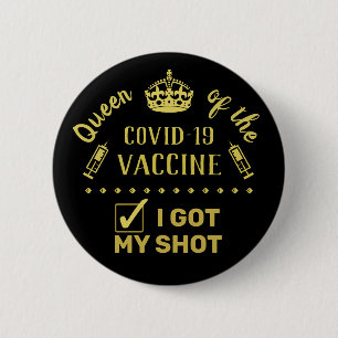 Drottning av Covid-19-vaccinet I Har My Shot Knapp
