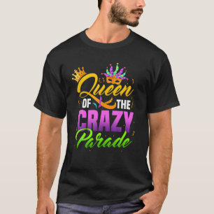 drottning av Crazy Parad Pärlor Bling Joker Jester T Shirt