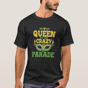 drottning av Crazy Parad Pärlor Bling Joker Jester T Shirt