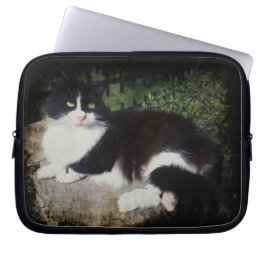Drottning av de trädgårds- kattNeoprenelaptop Laptop Sleeve