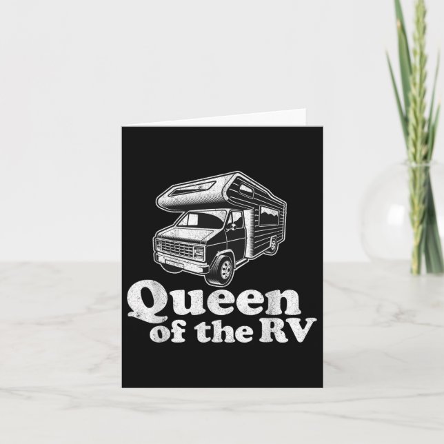 Drottning av den rovburna motorhemmet kort (Framsida)