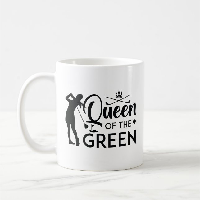 Drottning Av Det Gröna Kaffemugg (Vänster)
