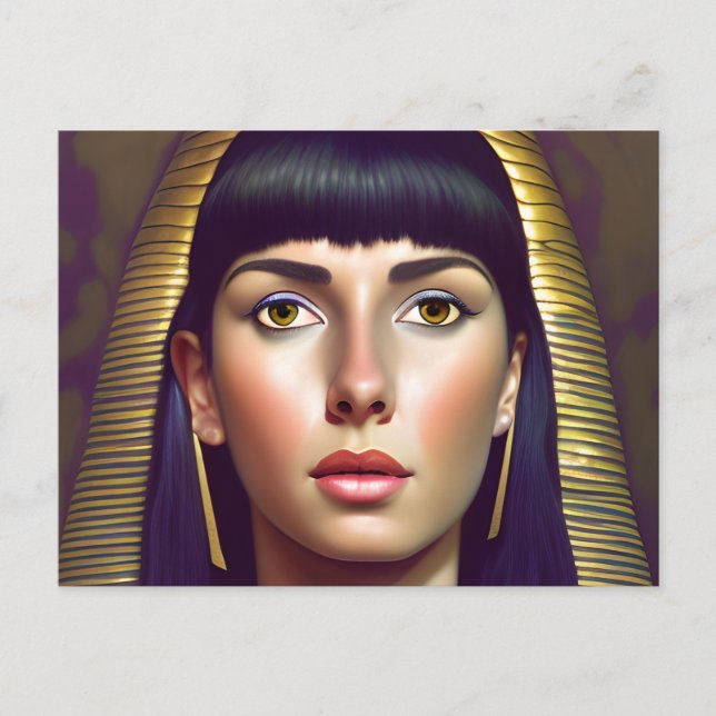 Drottning av Egypten, Cleopatra Vykort (Framsida)