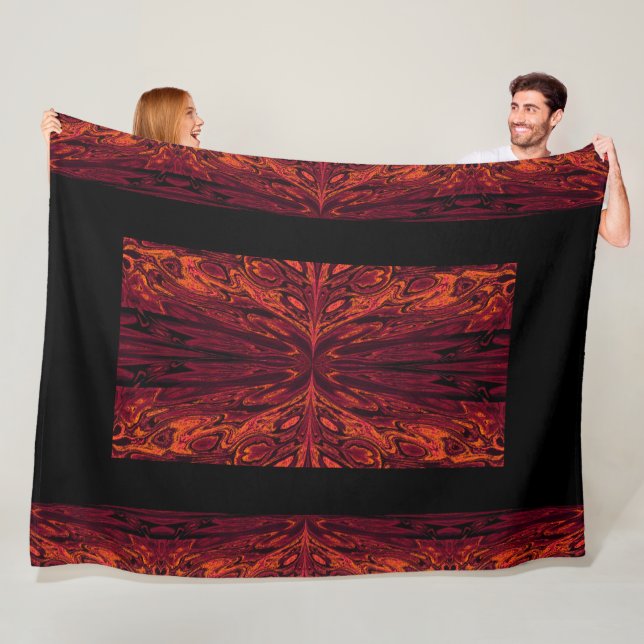 Drottning av fjärilarna 44 fleecefilt (På plats)