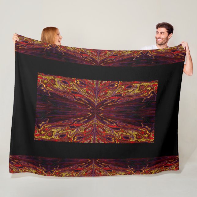 Drottning av fjärilarna 50 fleecefilt (På plats)