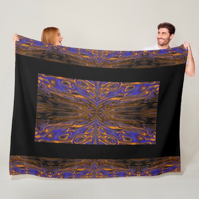 Drottning av fjärilarna 52 fleecefilt (På plats)